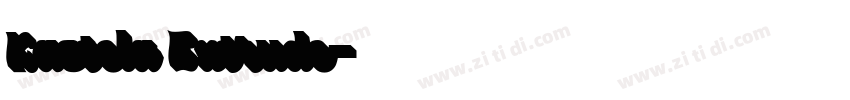 Kastela Extrude字体转换